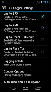 GPS Logger for Android - screenshot thumbnail