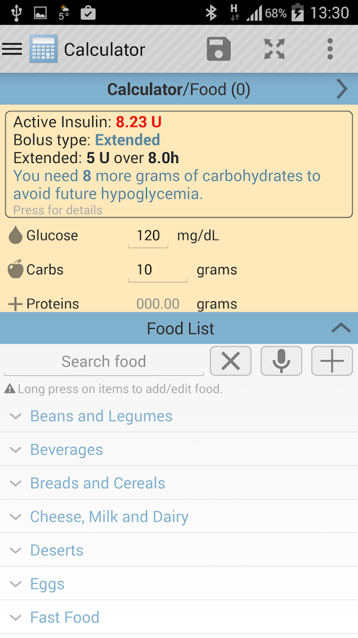 My Diabetes screenshot
