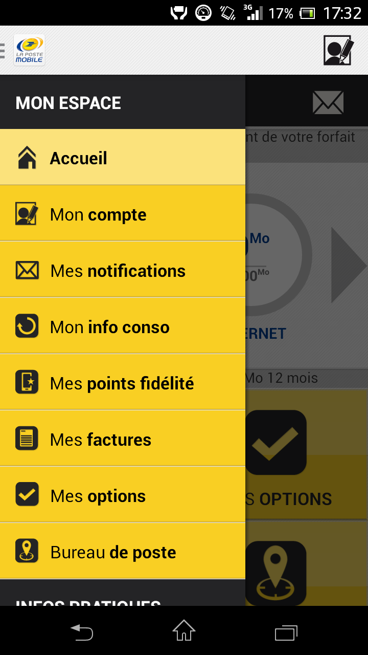 Mon Espace La Poste Mobile Screen 2