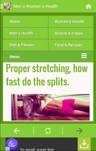 Men's Women's Health Screenshots 3