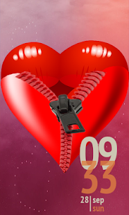 How to get Romantic Heart Zip Screen lock 1.0 apk for pc