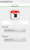 Emploi du temps Univ Nantes APK スクリーンショット画像 #1