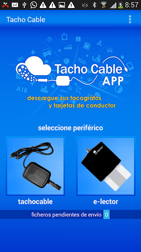 TACHOCABLE Datos Tacógrafo