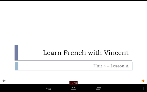 French with Vincent - Unit 4