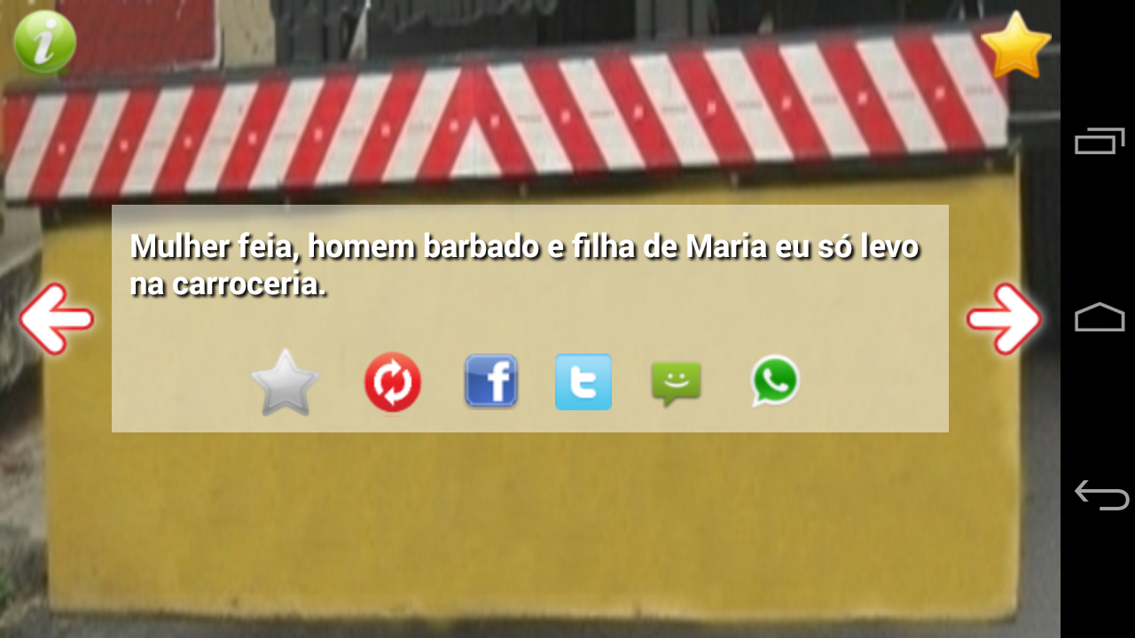 Frases Para choque de Caminh£o screenshot