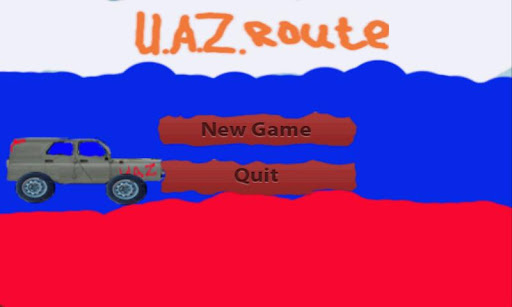 Russian UAZ route