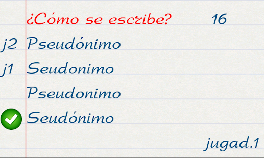 Free Download Escribién - Spanish words quiz APK