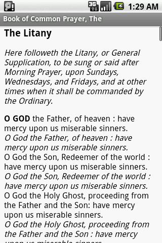 The Book of Common Prayer Screen 2
