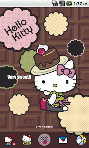 Hello Kitty SweetChocola Theme