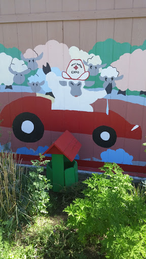 State Fair Sheep Mural