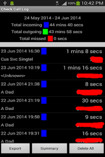 Check Call Log Ad - náhled
