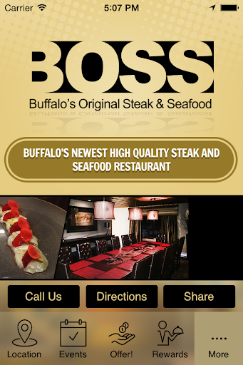 【免費生活App】BOSS Steak & Seafood-APP點子