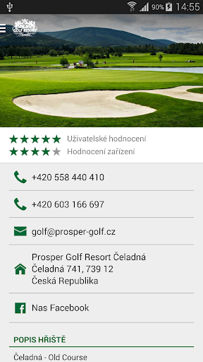 【免費運動App】Prosper Golf Resort Čeladná-APP點子