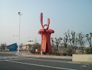 大闸蟹雕塑