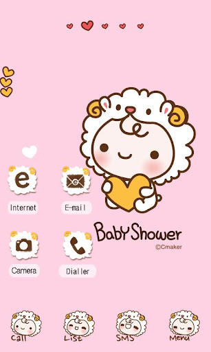 【免費娛樂App】CUKI Theme Pink Babyshower-APP點子