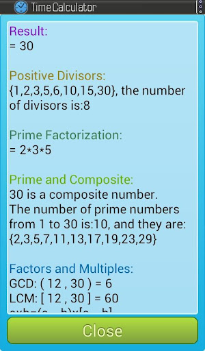 Calculator -- time gcd lcm