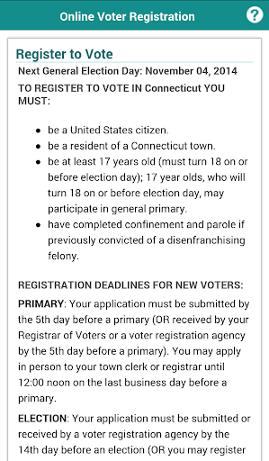 CT Voter Registration