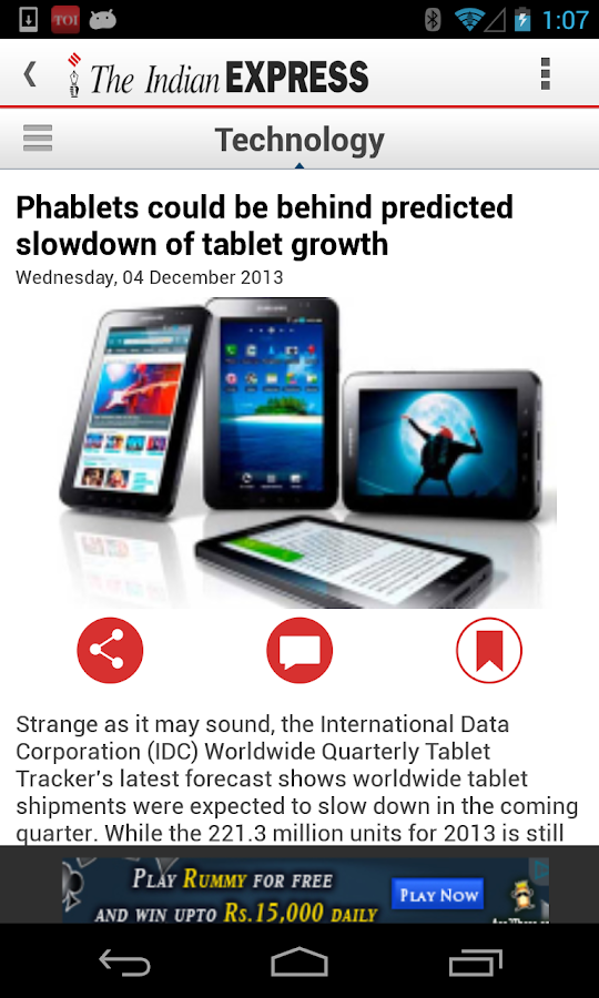 The Indian express Android Apps on Google Play