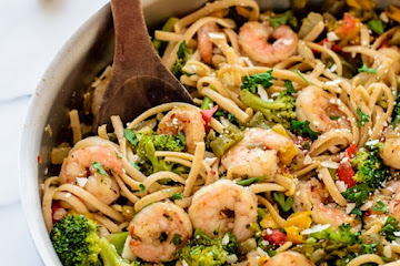 Garlic Shrimp Pasta