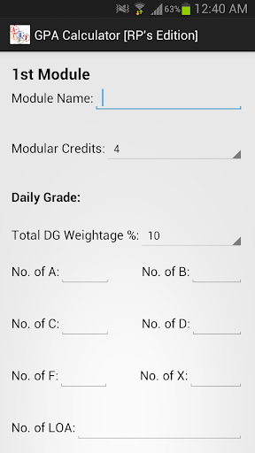 GPA Calculator [RP's Edition]