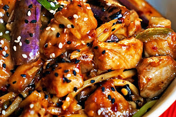 Szechuan Pork and Eggplant Stir Fry