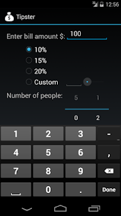 Tipster - tip calculator Screenshots 0