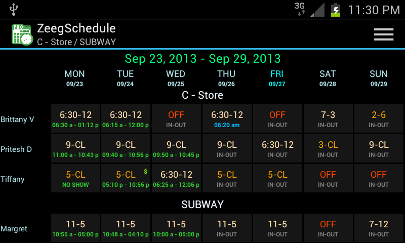 Employee Clock In Track Time Screen 3