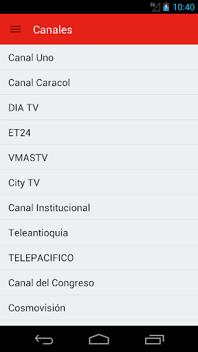 Televisión Colombiana Guía