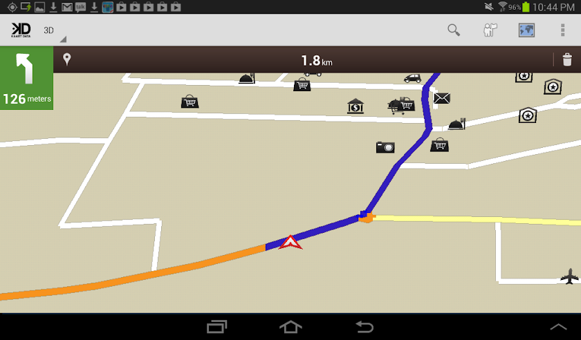 Morocco GPS Map Screen 2