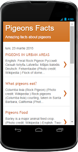 Pigeons Facts Screenshots 0