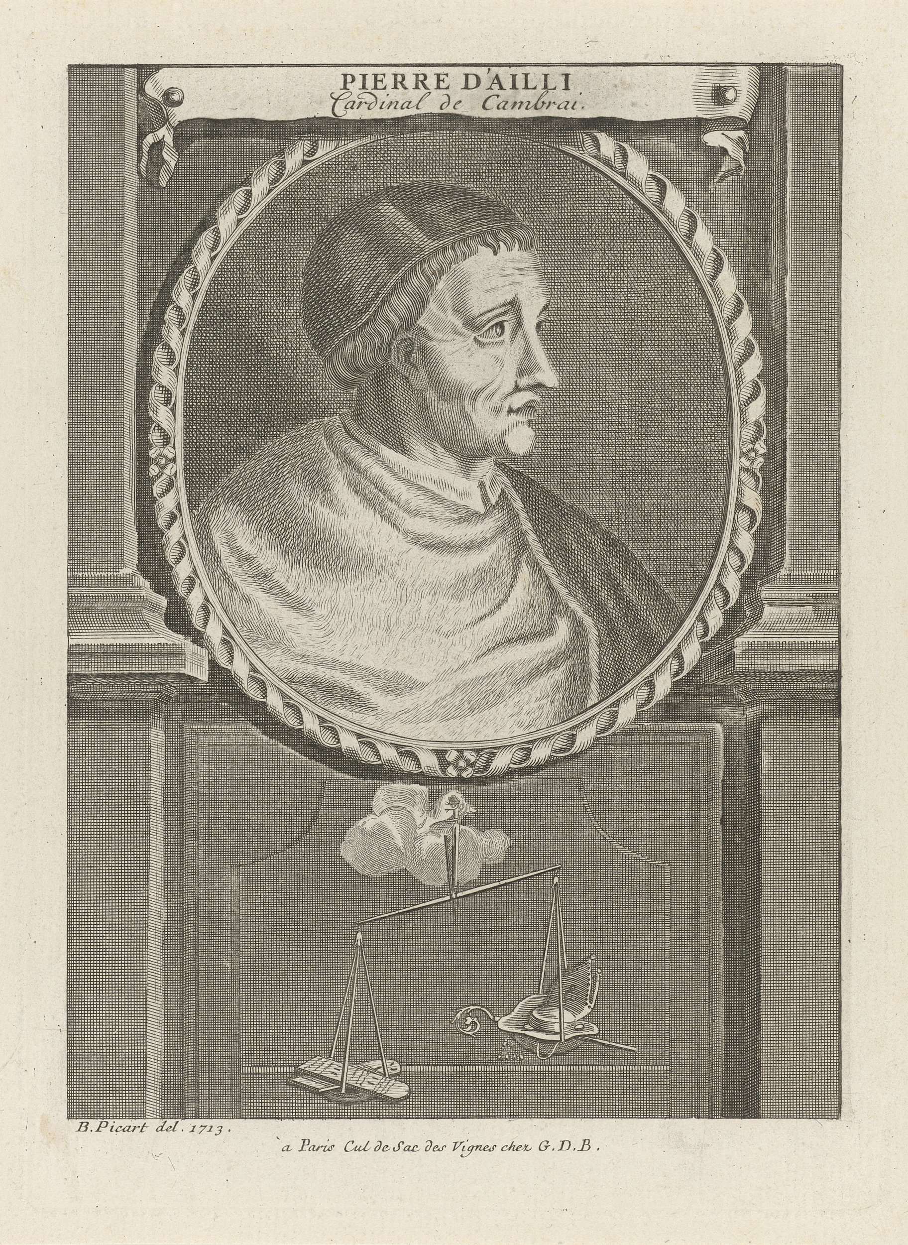 Portret van Pierre d'Ailly