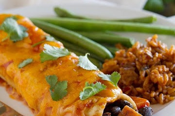 Sweet Potato and Black Bean Enchiladas