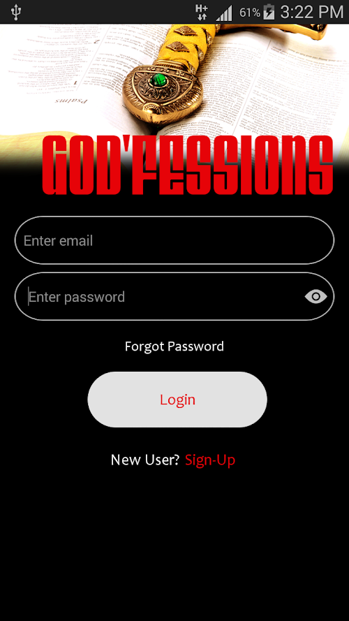 Android application Godfessions screenshort