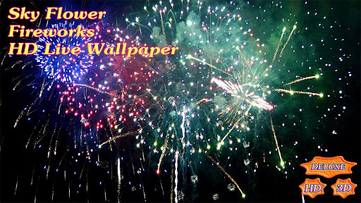 【免費個人化App】Sky Flower Fireworks HD-APP點子