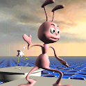 Cartoon Karate 3D logo