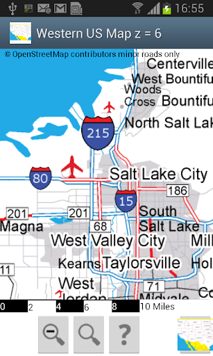 Western USA Highway Map Altas