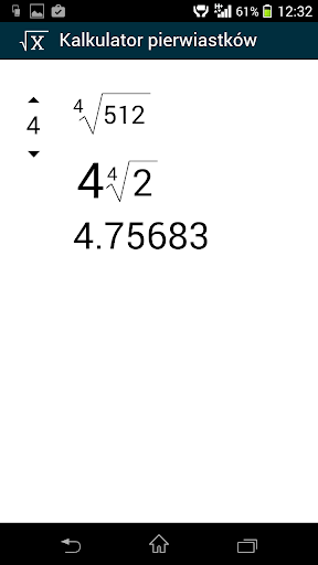 Nth root calculator