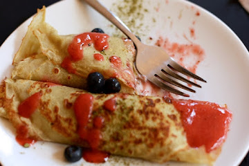 Gluten-Free Green Tea Crepes