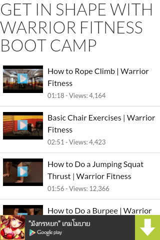 Warrior Fitness Boot Camp