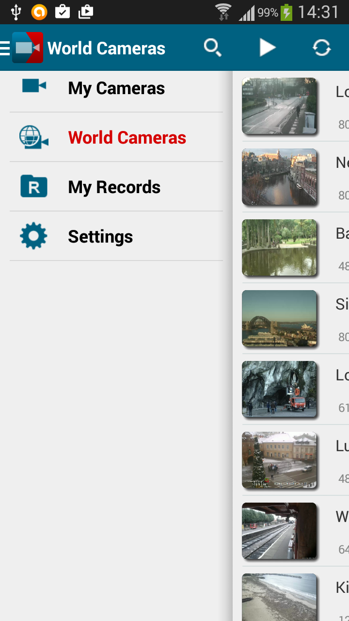 RTSP Player Pro Screen 2