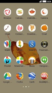 Vanilla Leaves Launcher Theme Screenshots 3