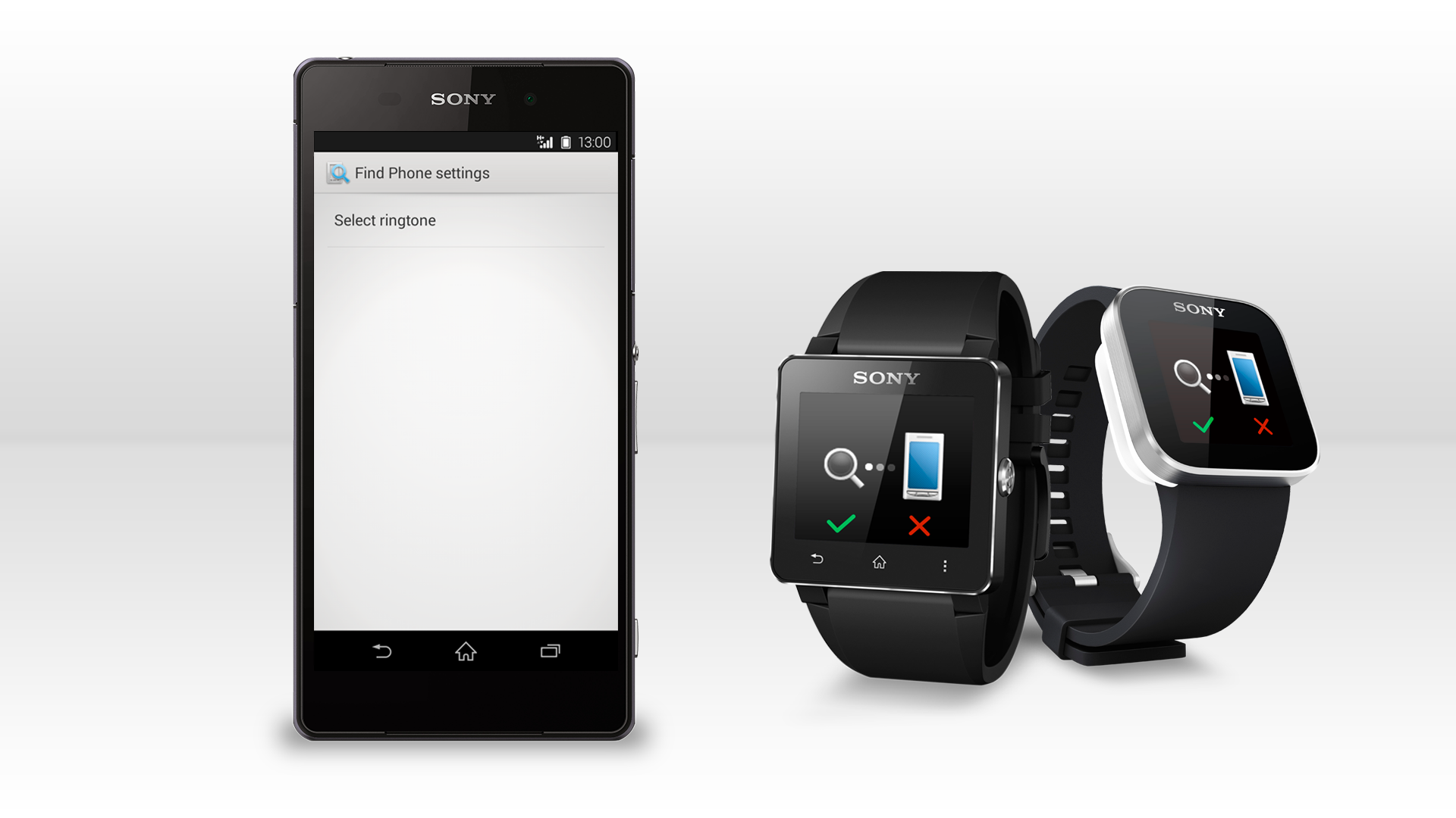 Android application Find Phone smart extension screenshort