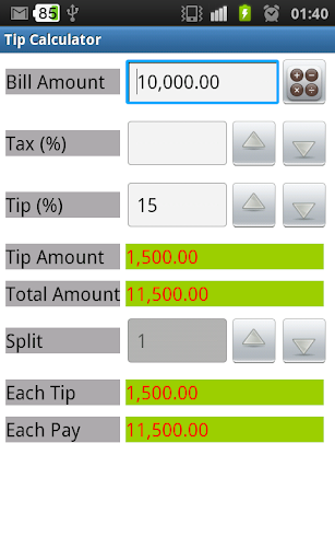 Tip Calculator Simple Easy