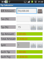 Tip Calculator Simple & Easy Screenshots 0