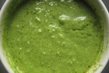 Radish leaf hazelnut pesto