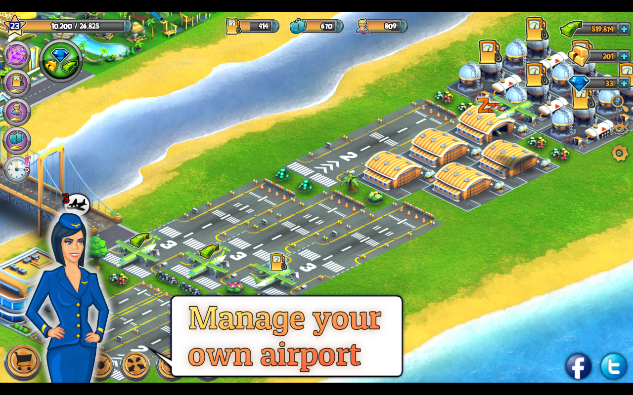  City Island: Airport Asia: captura de tela 