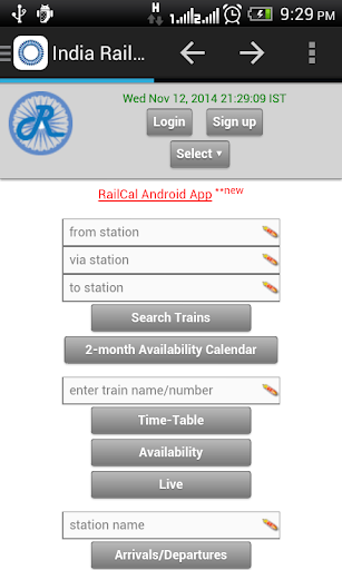 Indian Railway Links