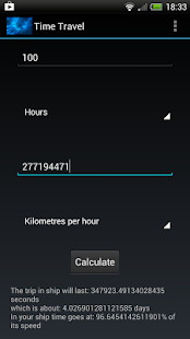 Free Time Travel (dilation calc) APK
