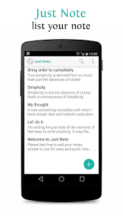 Download Just Note APK