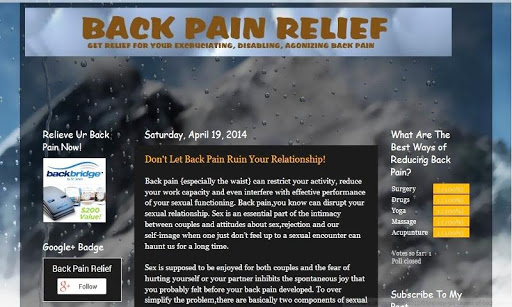 Get Fresh Back Pain Facts